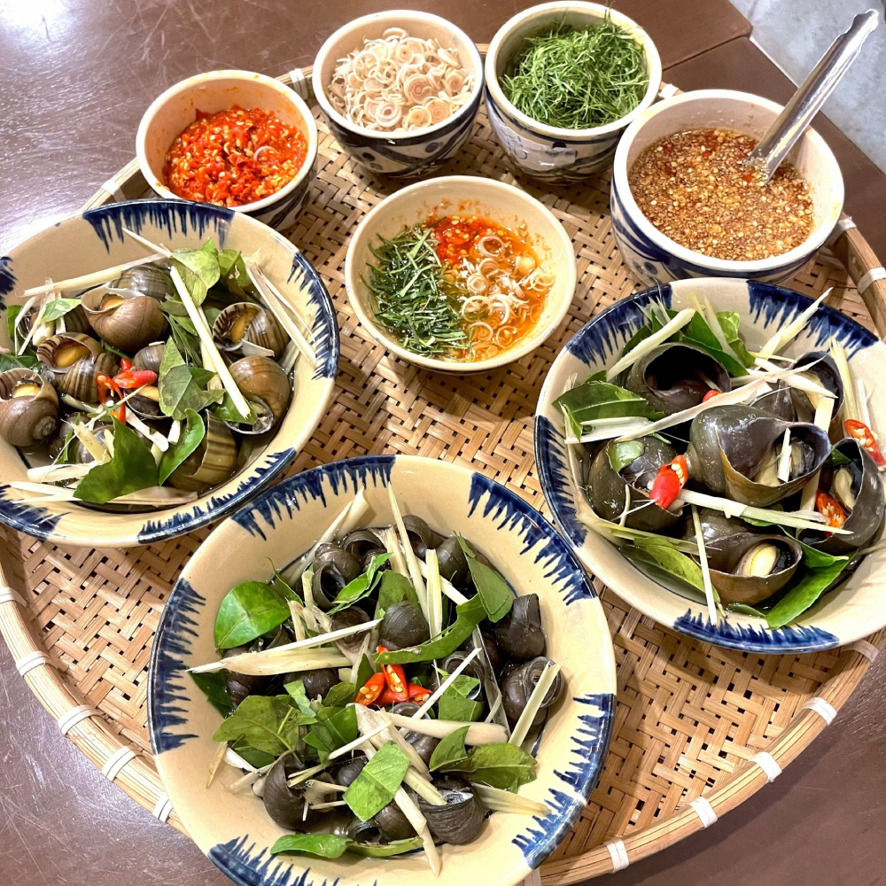 COMBO MẸT ỐC ĐÁ, ỐC MÍT, ỐC NHỒI LUỘC 3